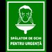 Placuta pentru spalator de ochi pentru urgenta